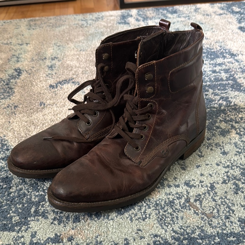 Men's Brown Leather Boots